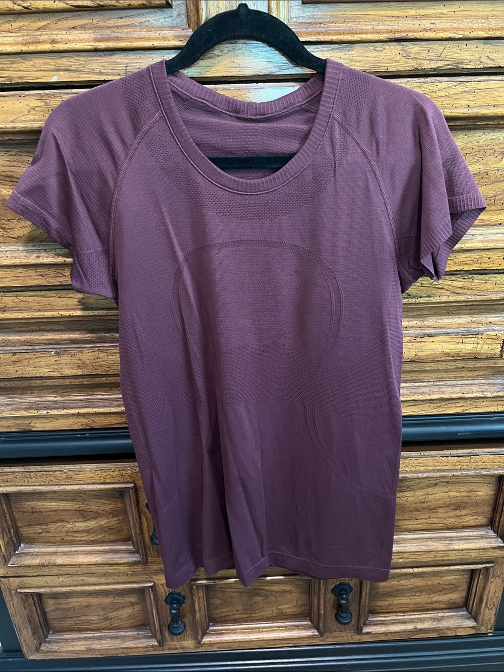 lululemon athletica Short-Sleeve Crew Tee in Deep Plum